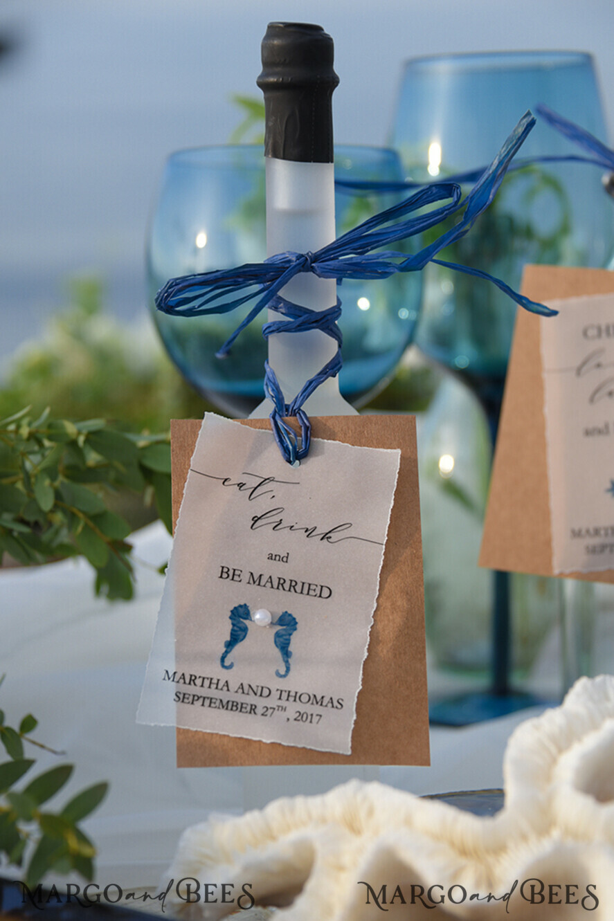 DRINKS LABELS BEACH prosecco label