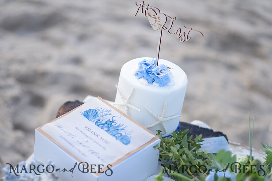 beach customised favour Boxes
