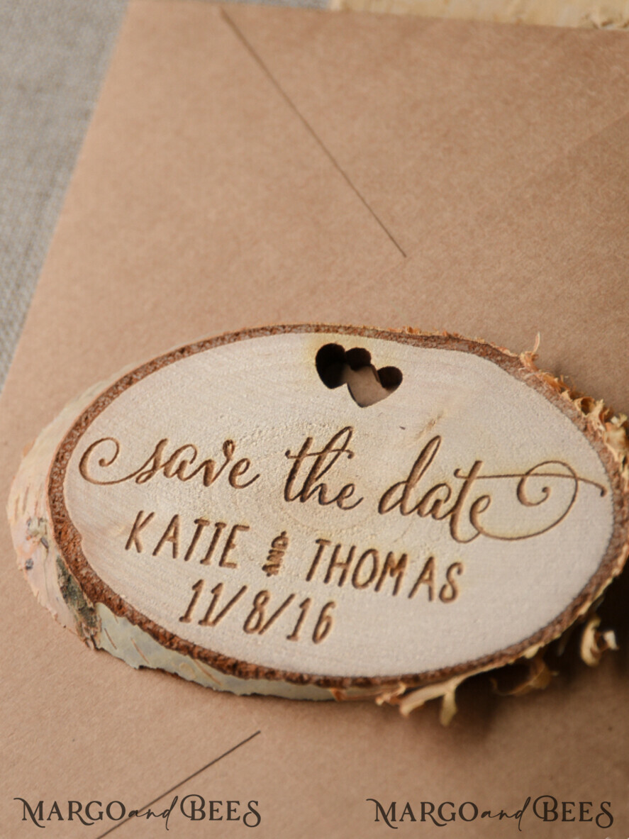 SAVE THE DATES rustic boho magnets Personalised Save the Date, Personalised Fridge Magnets