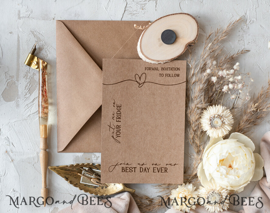 SAVE THE DATES rustic boho magnets Wedding Save The Date Card and wooden slice Magnet, craft Save Our Date wood slice Magnets, Boho save our dates Cards wooden Magnets Cards, boho wedding