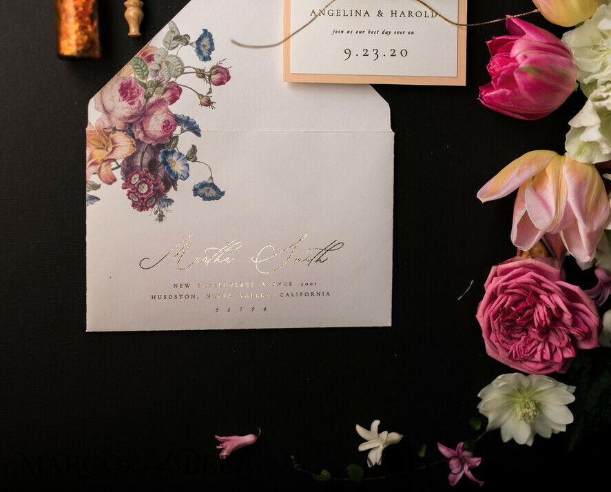 SAVE THE DATES watercolor Personalised Save the Date elegant