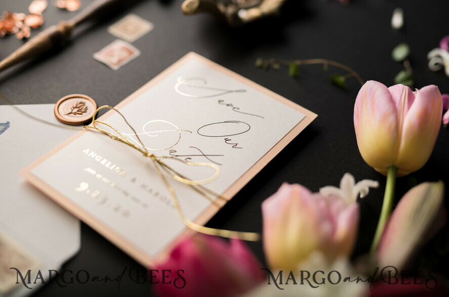 SAVE THE DATES watercolor Personalised Save the Date elegant