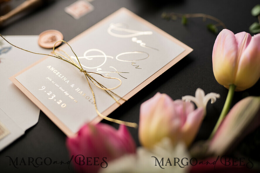 SAVE THE DATES watercolor Personalised Save the Date elegant