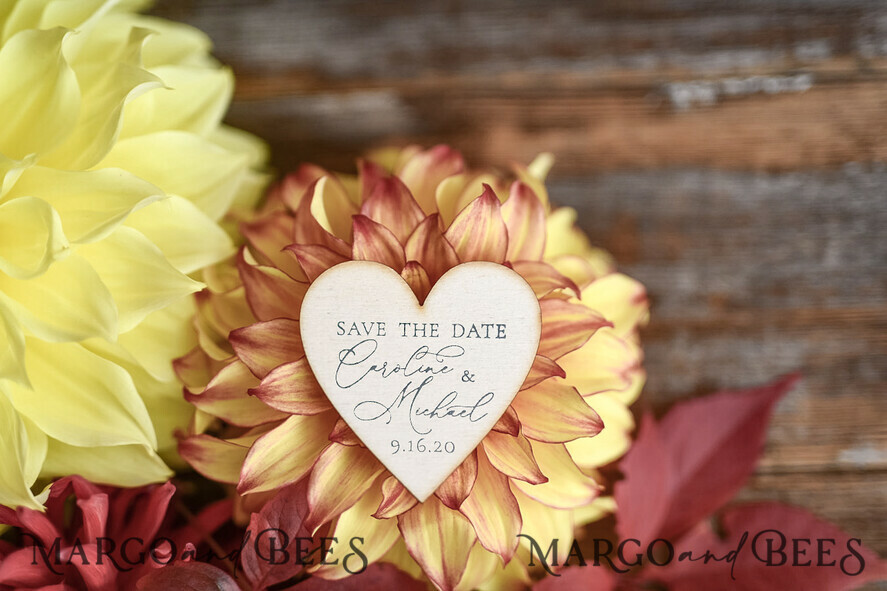 SAVE THE DATES watercolor Save the Date magnets elegant