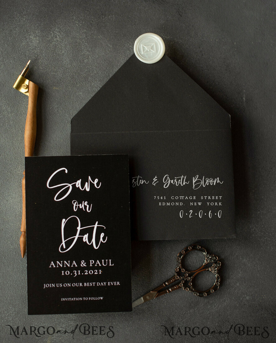 Save the Date Cards, floral