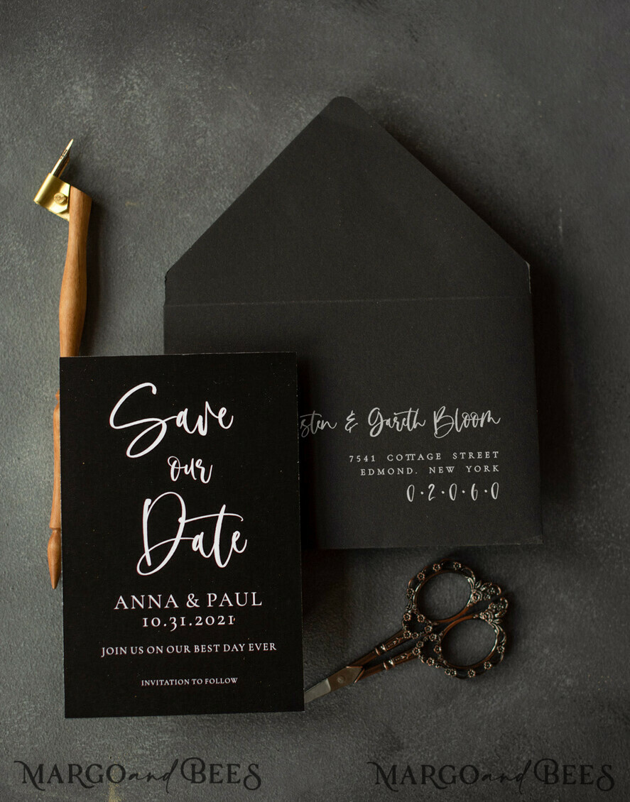 Save the Date Cards, floral