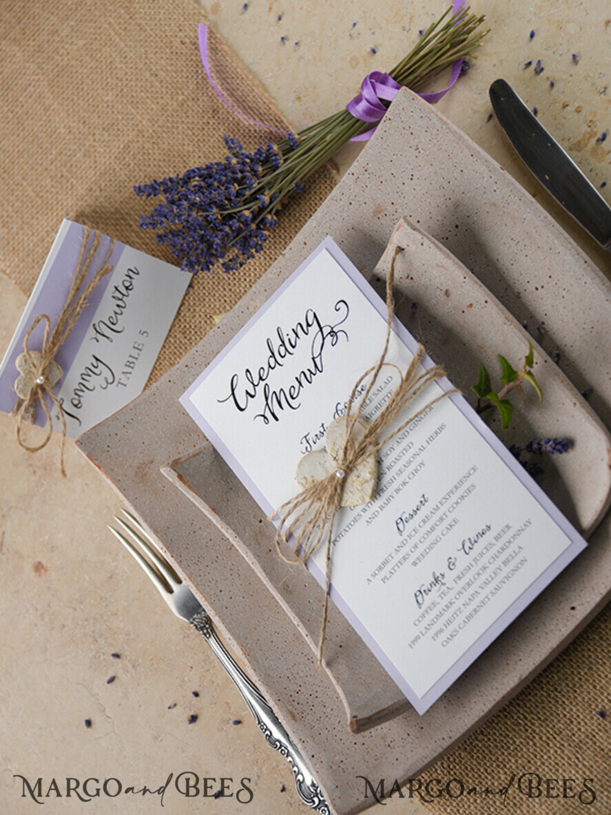 MENU & PROGRAMS rustic and lace Rustic Wedding Menu with Twine, Barn Wedding Dinner Menu, Eco Romantic Personalized Cards with Wooden Heart, Kraft Wedding Menu, Simple Rustic Burlap Wedding Menu, Elegant Wedding Menu Cards