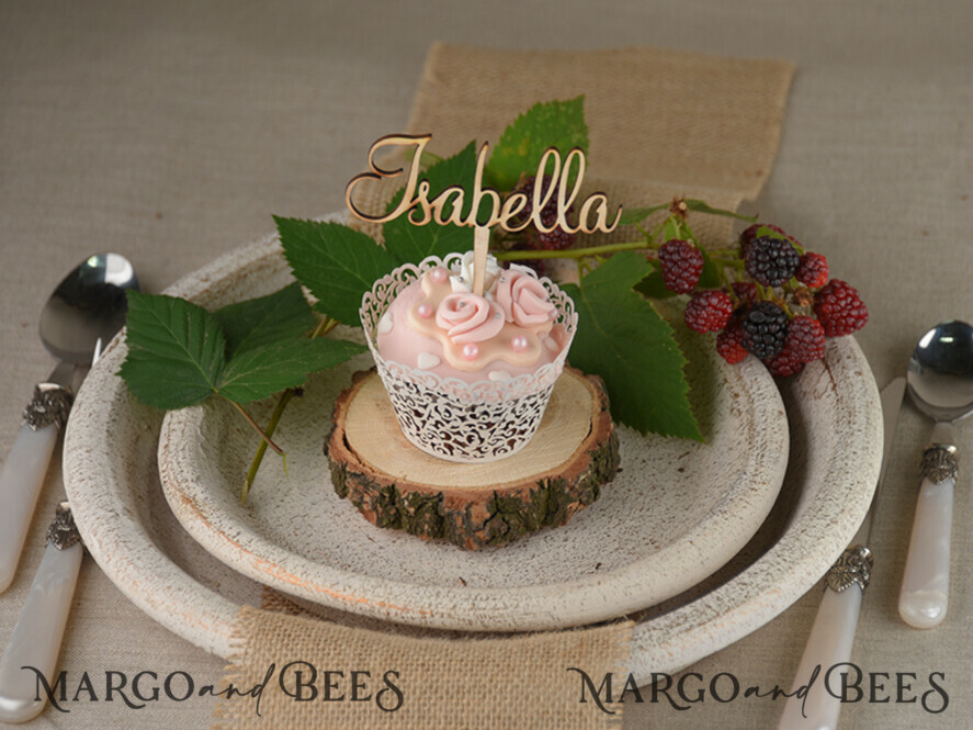 PLACE CARDS / TABLE CARDS Acrylic Gold Clear / Wood 3D Custom Wedding 3D Wood Place Cards with Stand, Rustic Name Wooden Escort Cards, Boho Laser Cut Name Cards, Guest Names Wedding Cards, Rustic Wedding Signage