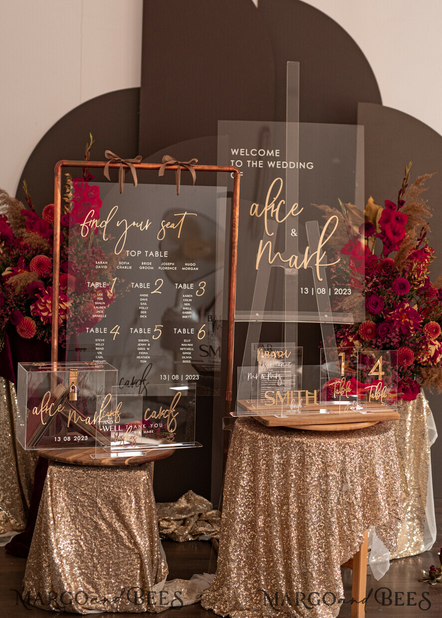 PLACE CARDS / TABLE CARDS Acrylic Gold Clear / Wood 3D Laser Cut Names Gold Place Cards, Acrylic Place Card, Gold 3D Wedding Place Cards, GOLD Mirror Custom Escort Cards, Acrylic Laser Cut Place Names, Editable Text