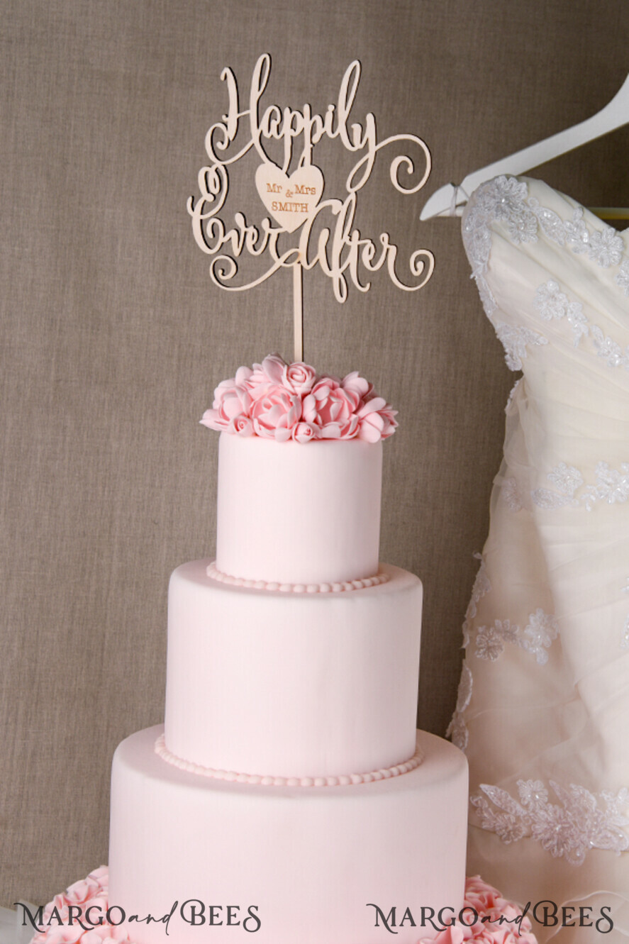 CAKE TOPPER wood cake topper, wooden cake topper