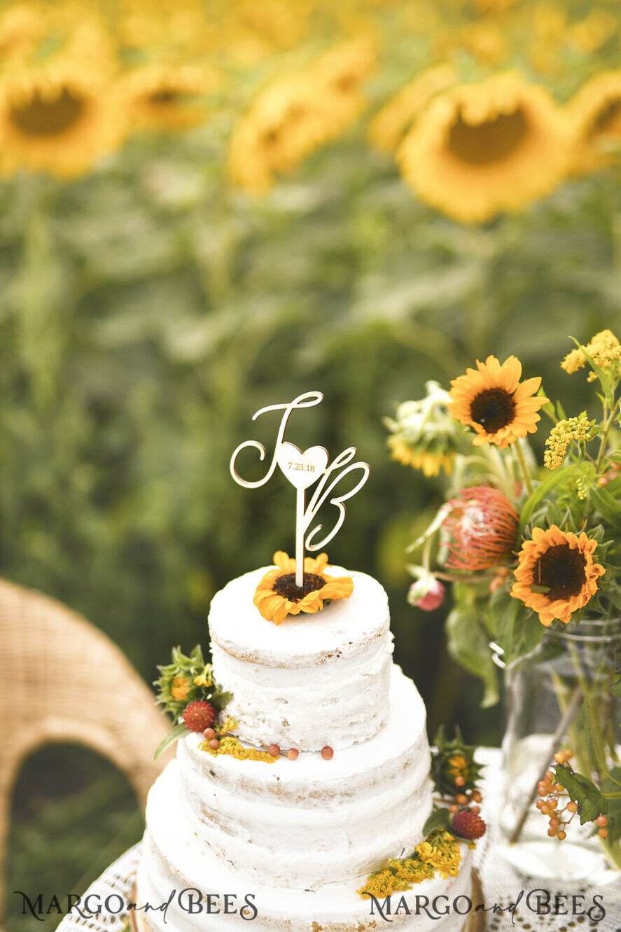 CAKE TOPPER wood topper, wooden cake topper