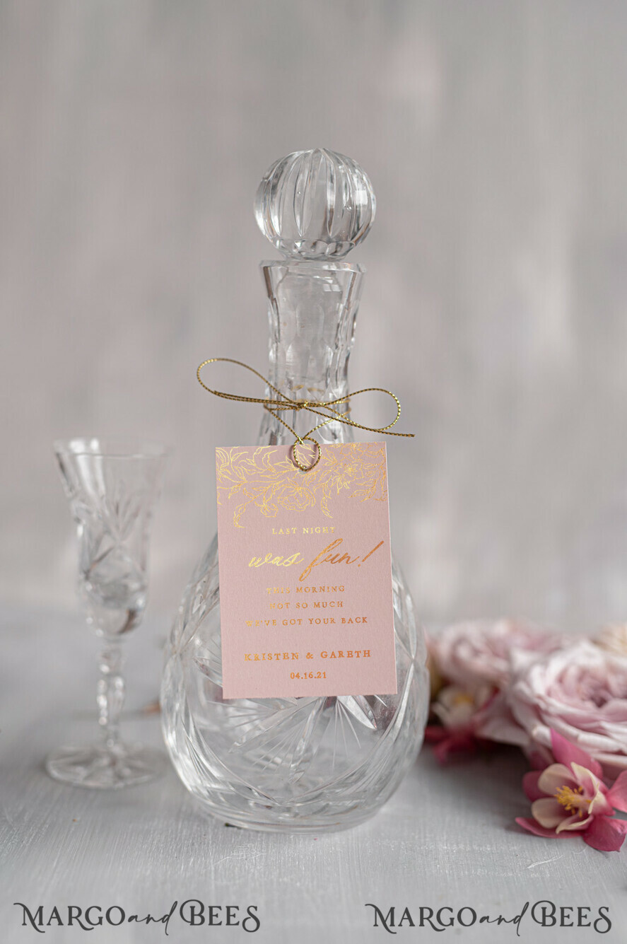glitter prosecco label