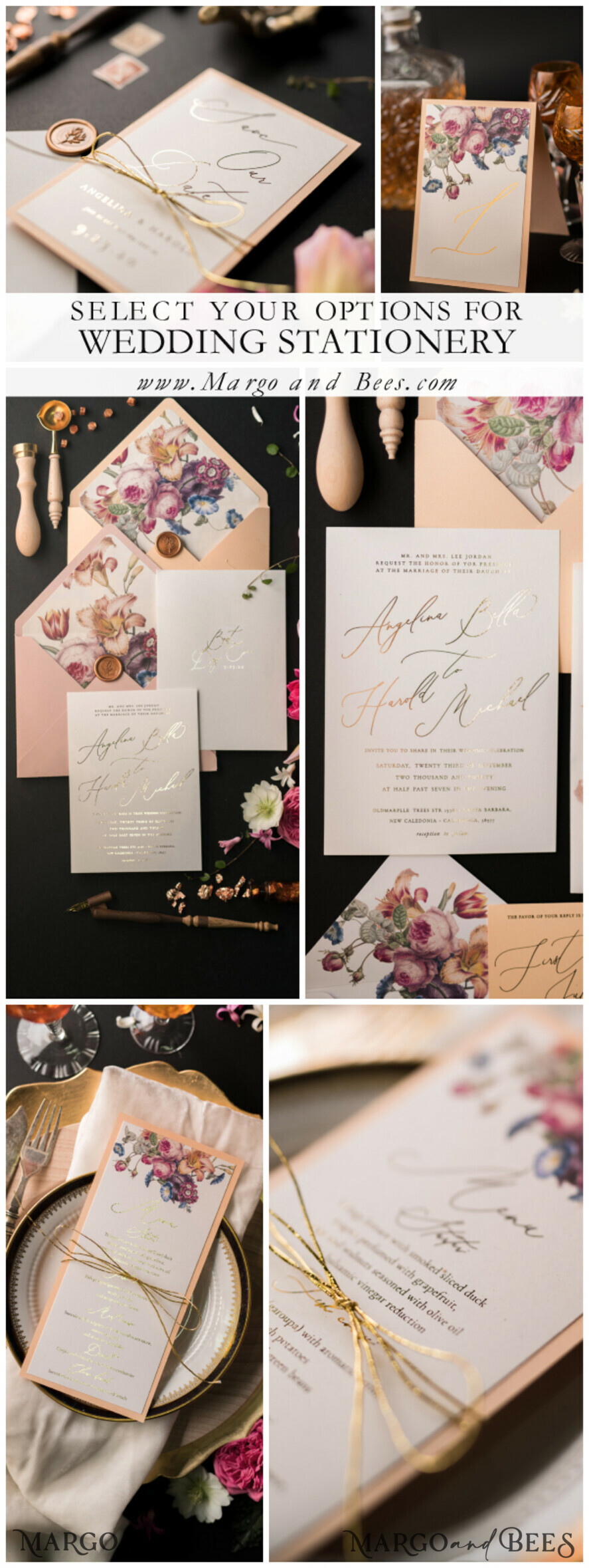 TABLE DECOR SIGNS glitter Vintage Floral Wedding Table Cards, Gold Text Table Numbers, Wedding Signage, Romantic Wedding Table Numbers, Editable Text, Floral Table Decor Wedding Signage