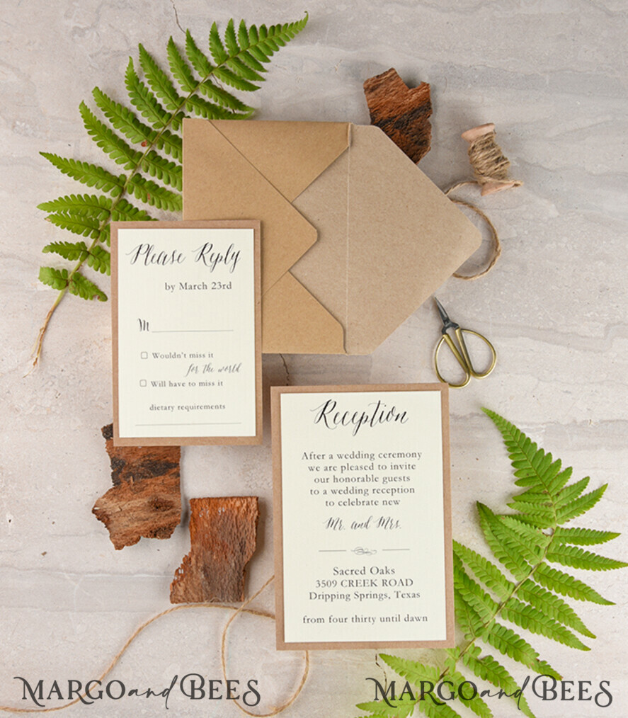 Wedding invitations online, custom magnet stationery