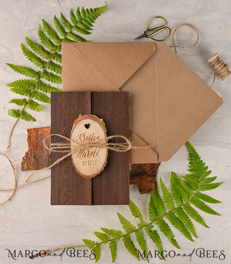 Wedding invitations online, custom magnet stationery
