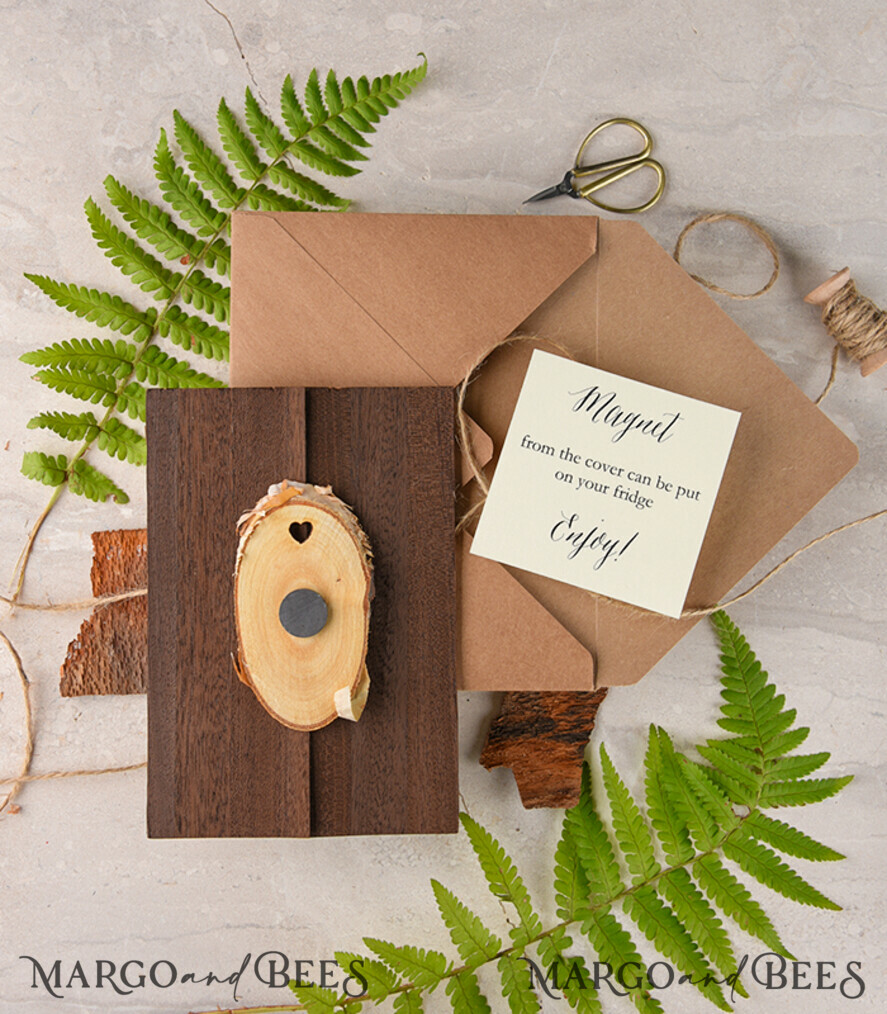 Wedding invitations online, custom magnet stationery