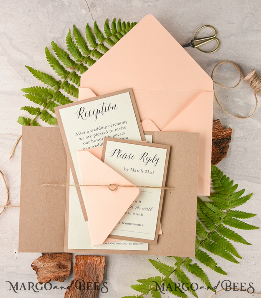 Wedding invitations handmade, fridge magnet invites