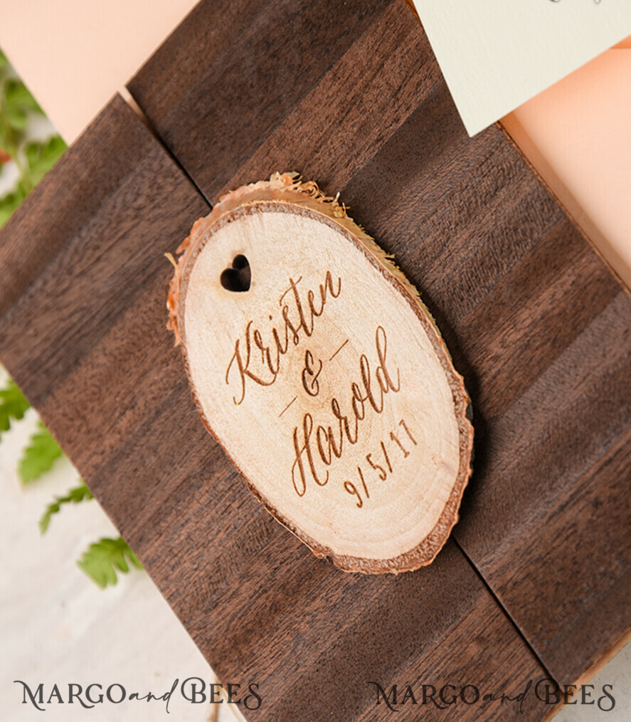 Wedding invitations handmade, fridge magnet invites