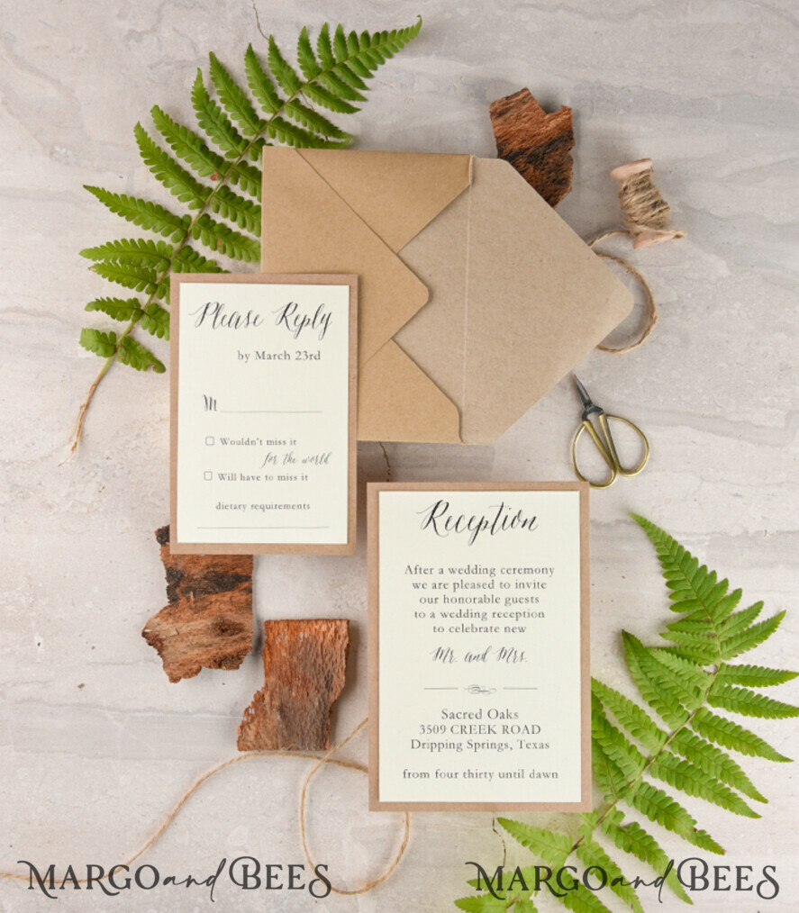 The wedding invitations card, custom magnet stationery
