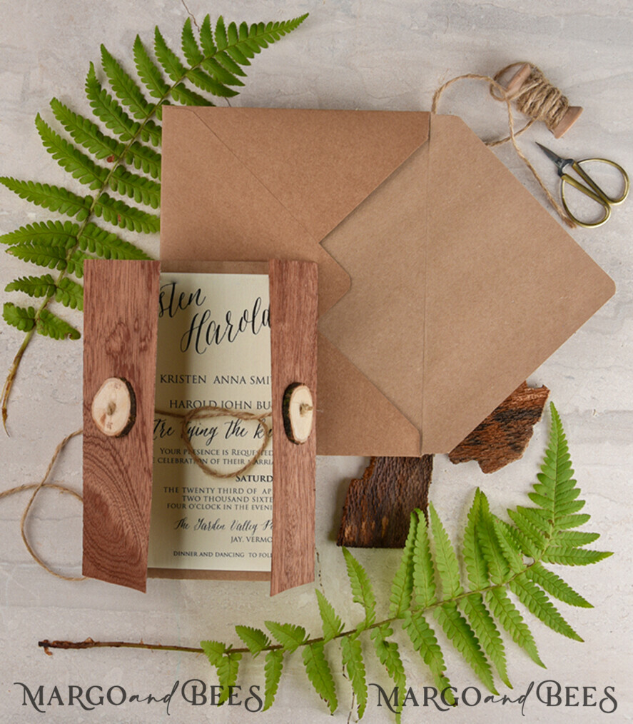 Affordable wedding invitations, fridge magnet invites