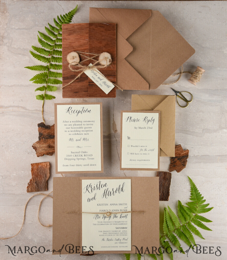 Affordable wedding invitations, fridge magnet invites