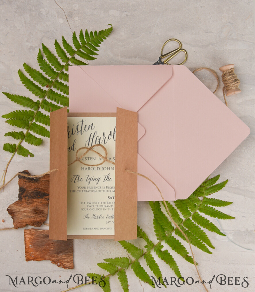 Personalised wedding invitation, wooden magnet invites