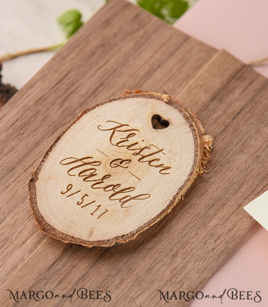 Wedding invitations suite, custom magnet stationery