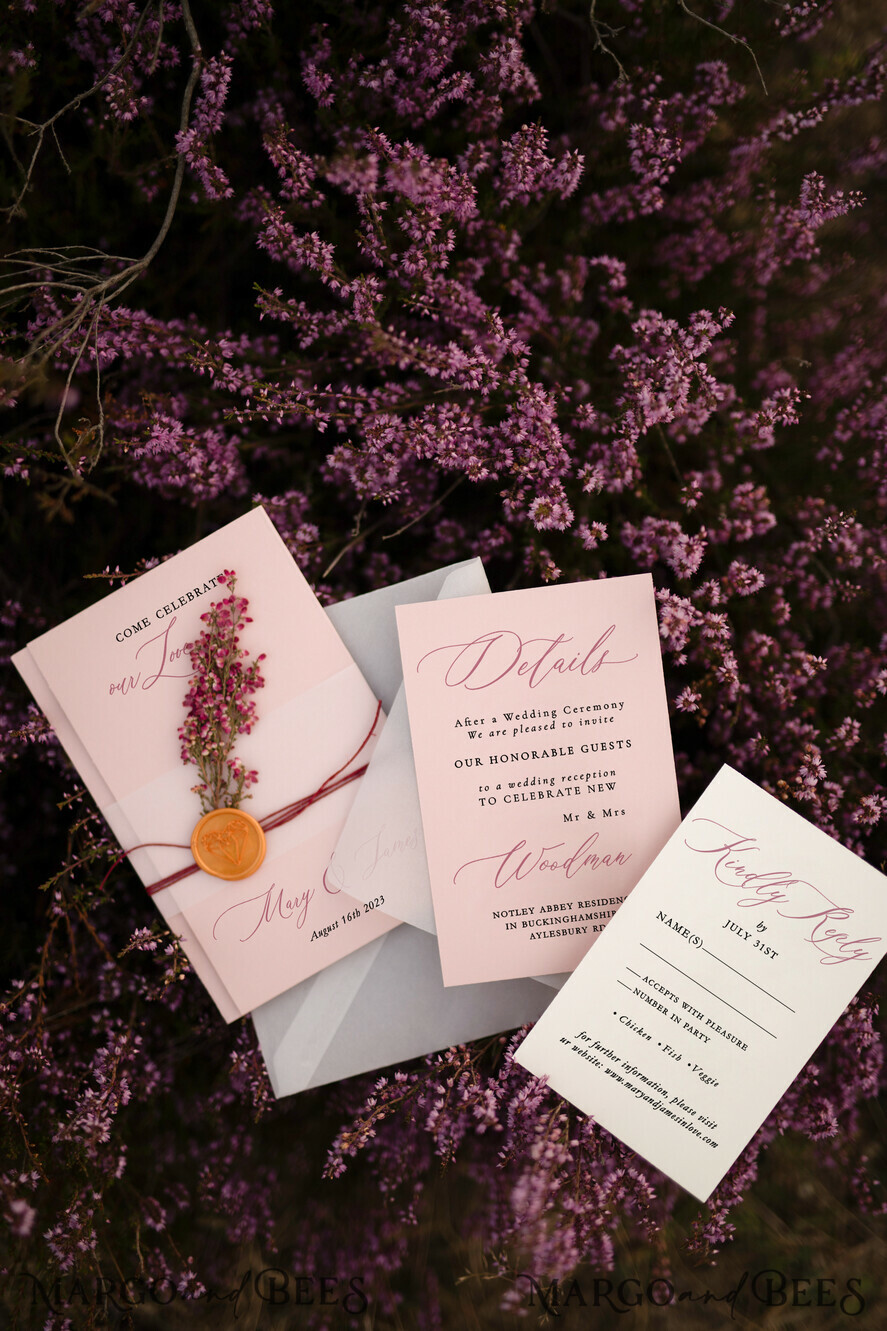 WEDDING INVITATIONS Modern Invites Floral Cards Wedding invitations UK, Bohemian wedding invitation Suite • Luxury Wedding Invitation Suite • Handmade wedding Stationery