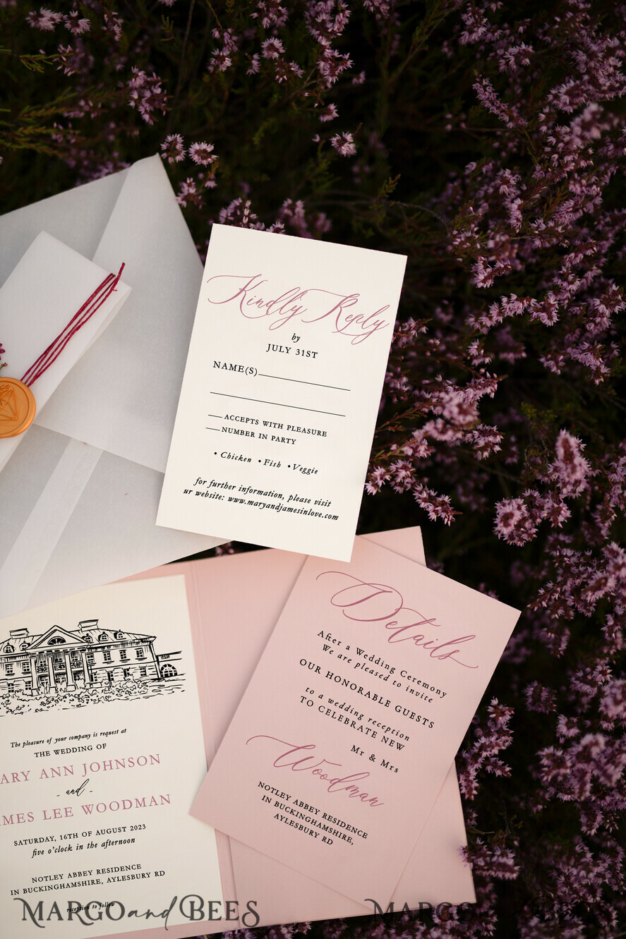 WEDDING INVITATIONS Modern Invites Floral Cards Wedding invitations UK, Bohemian wedding invitation Suite • Luxury Wedding Invitation Suite • Handmade wedding Stationery