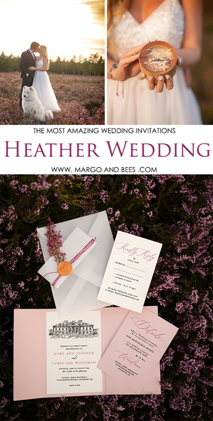 WEDDING INVITATIONS Modern Invites Floral Cards Wedding invitations UK, Bohemian wedding invitation Suite • Luxury Wedding Invitation Suite • Handmade wedding Stationery