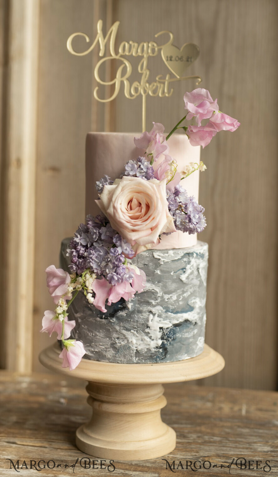 CAKE TOPPER gold topper, elegant cake topper