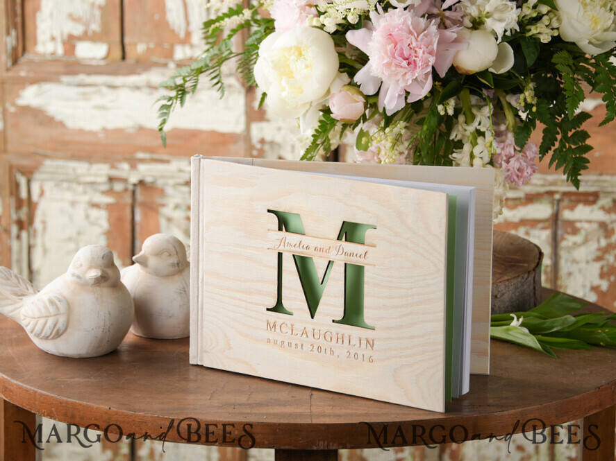 WEDDING GUEST BOOKS Rustic Wooden Engraved PhotoAlbum Rerto wedding guestbook, Boho Instax Wedding Book Wooden Instax Photo Booth Album