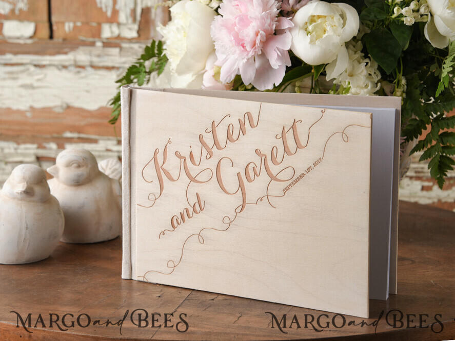 WEDDING GUEST BOOKS Rustic Wooden Engraved PhotoAlbum Rerto wedding guestbook, Boho Instant Photo Book Wooden Instax Wedding Photo Guestbook