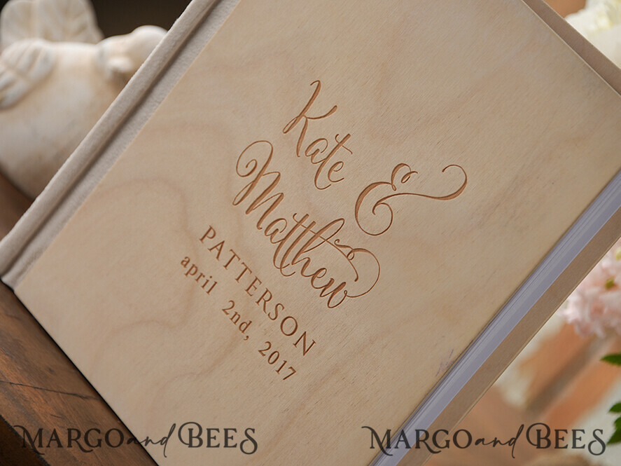 WEDDING GUEST BOOKS Rustic Wooden Engraved PhotoAlbum Rerto wedding guestbook, Boho Instax Wedding Book Wooden Instax Photo Booth Album