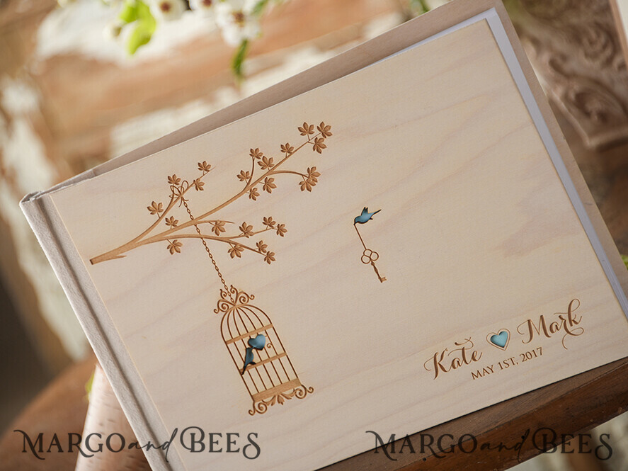 WEDDING GUEST BOOKS Rustic Wooden Engraved PhotoAlbum Wedding guestbook for polaroids, Rustic Instant Photo Book Wood Wedding Photo Guestbook