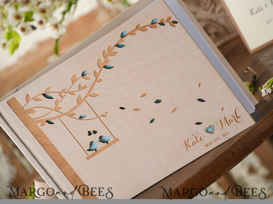 WEDDING GUEST BOOKS Rustic Wooden Engraved PhotoAlbum Rerto wedding guestbook, Boho Instax Wedding Book Wooden Instax Photo Booth Album