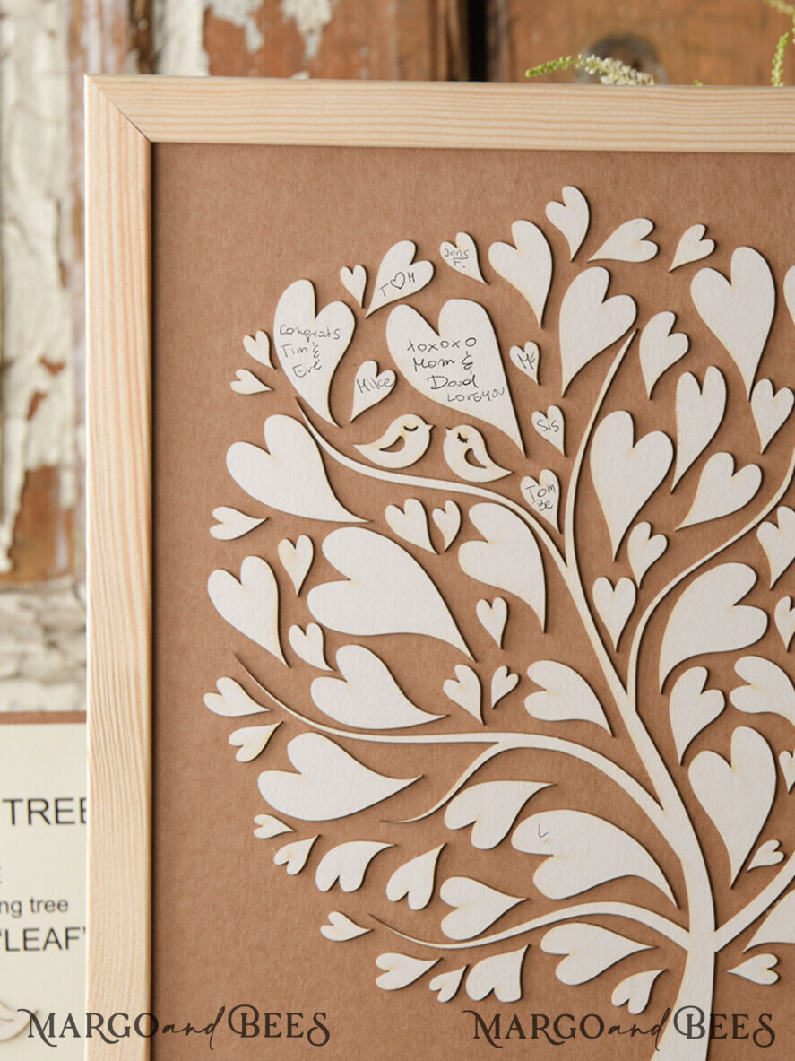 Preonalised wedding Guestbook, modern