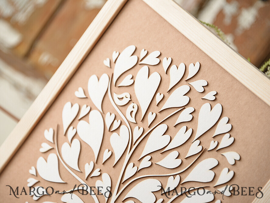 Preonalised wedding Guestbook, modern
