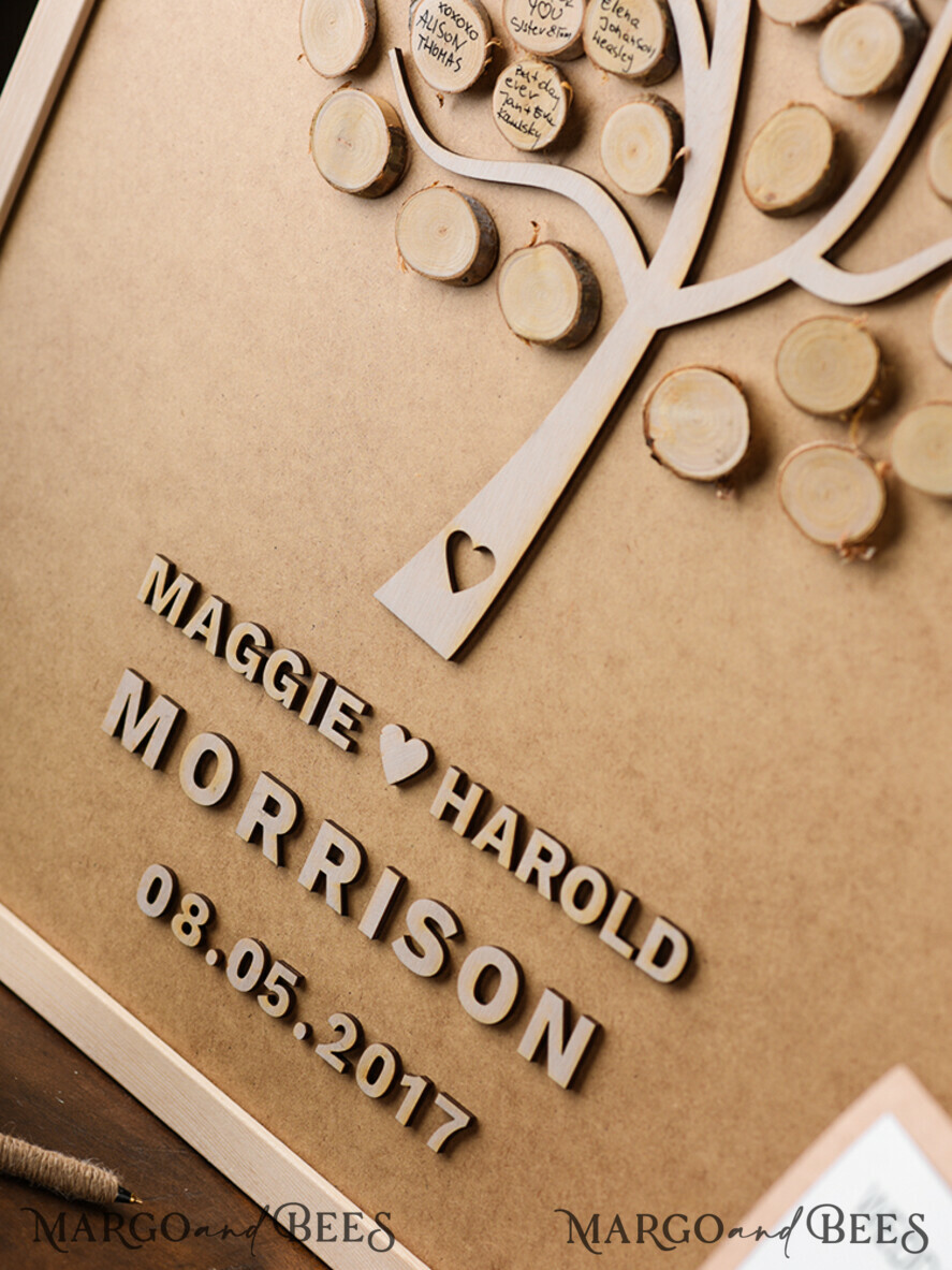 Presonalised Wedding Guest Book, alternative