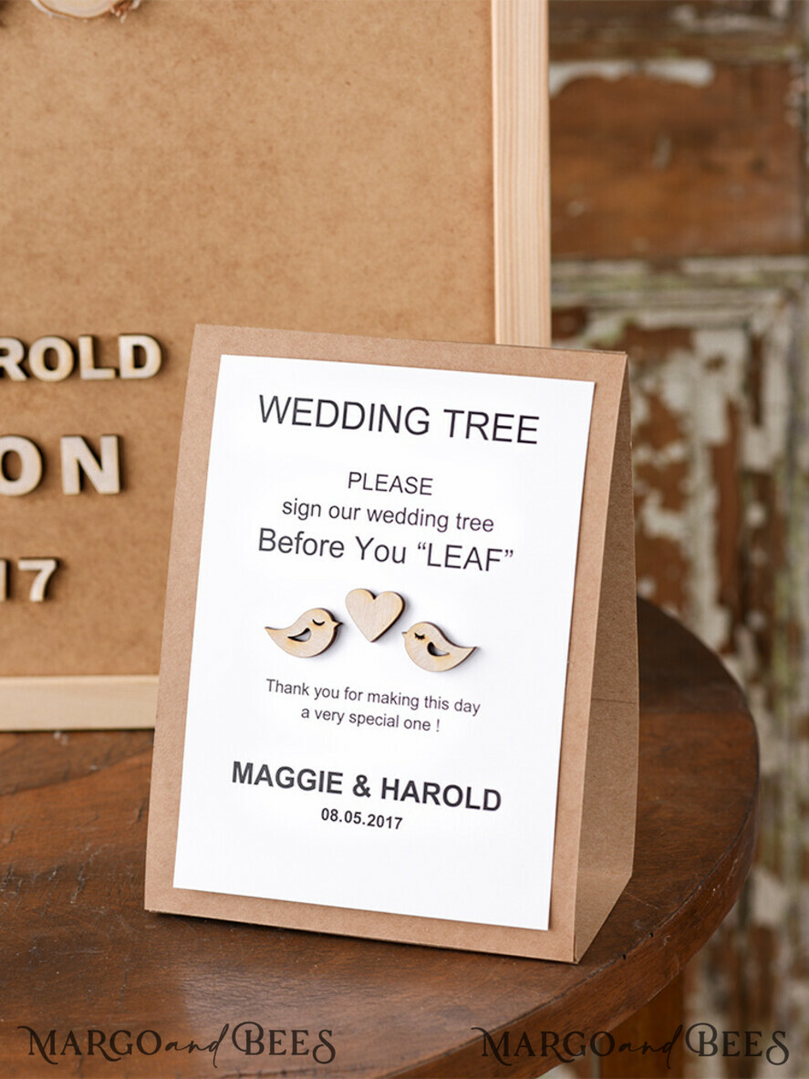 Presonalised Wedding Guest Book, alternative