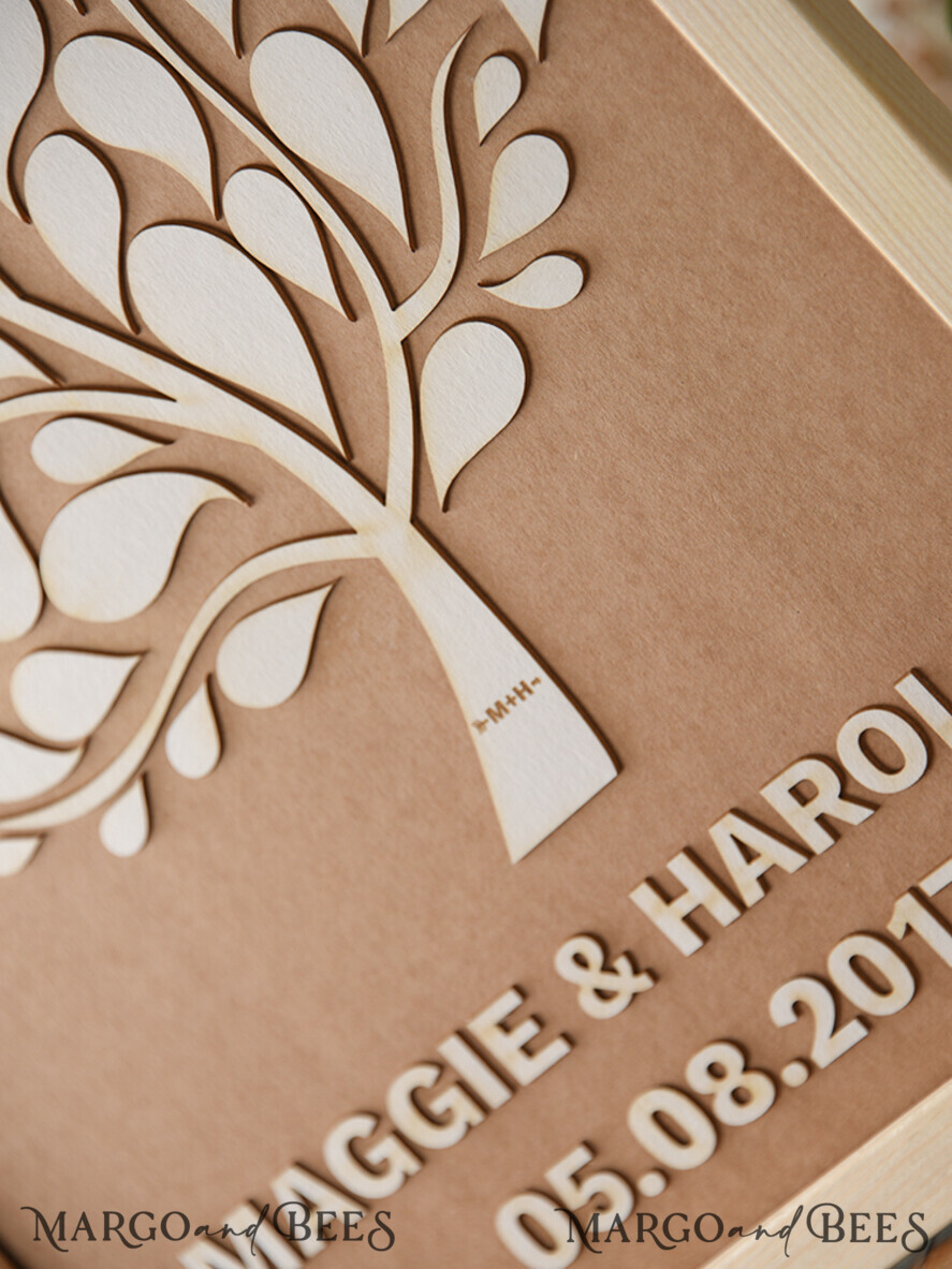 Wedding guestbook for polaroids, modern
