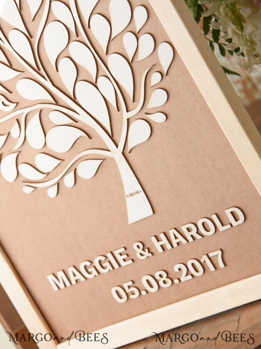 Wedding guestbook for polaroids, modern