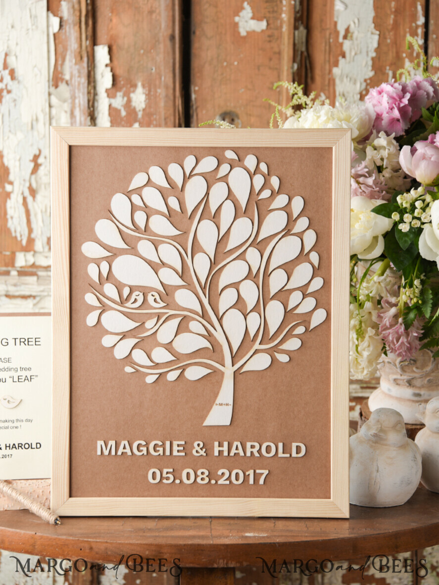 Wedding guestbook for polaroids, modern