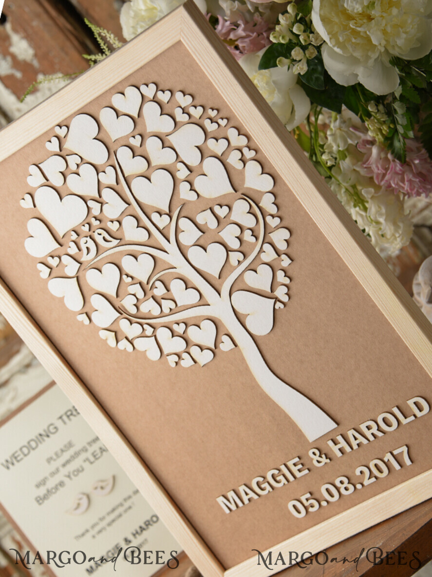Rerto wedding guestbook, unique