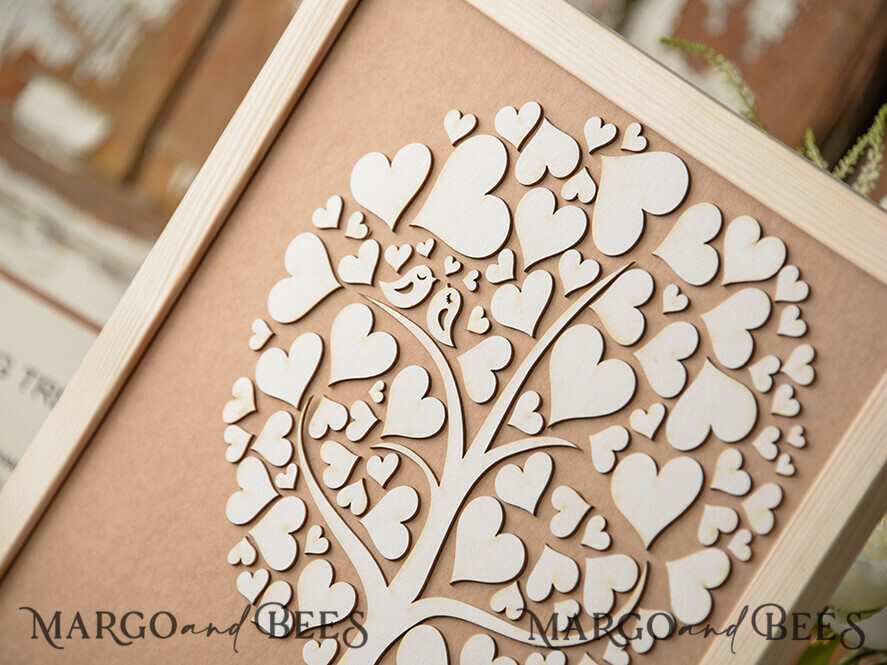 Rerto wedding guestbook, unique