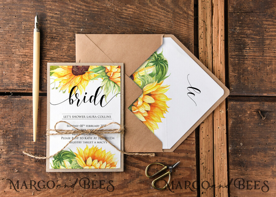 BRIDAL SHOWER INVITATIONS watercolor bridal shower