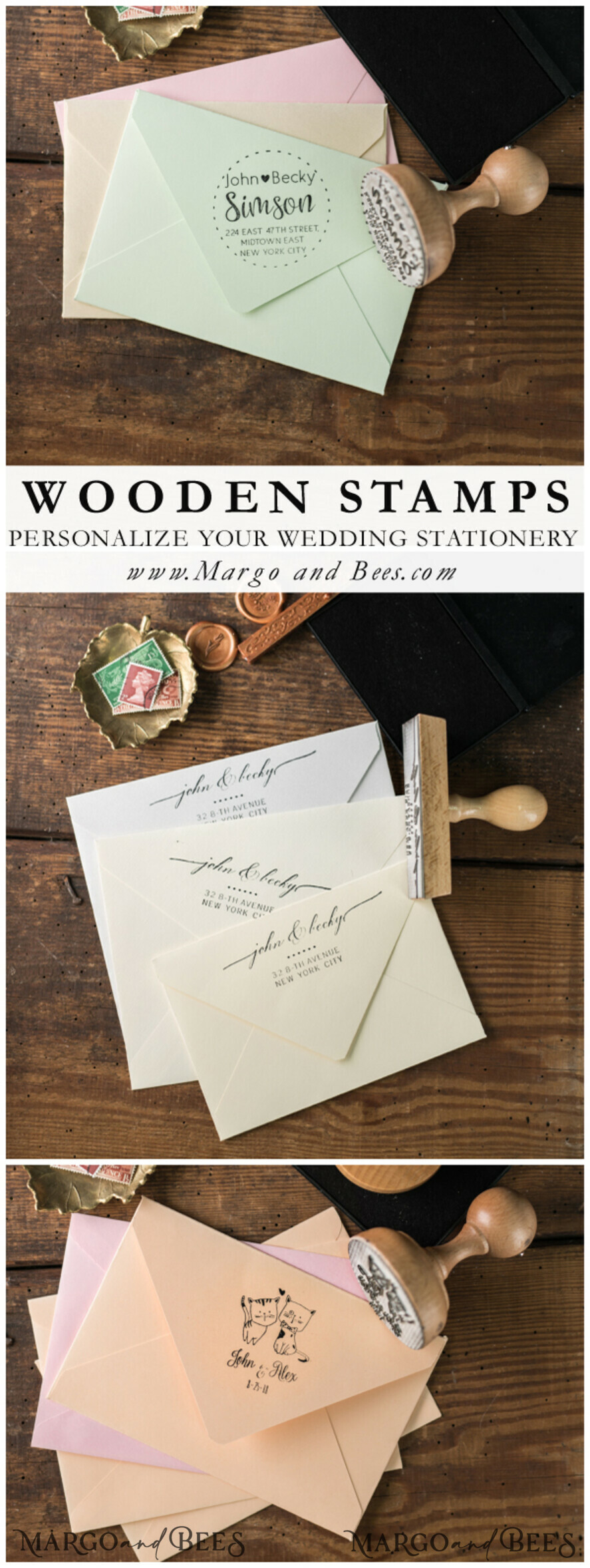 custom stamp, couple stamp