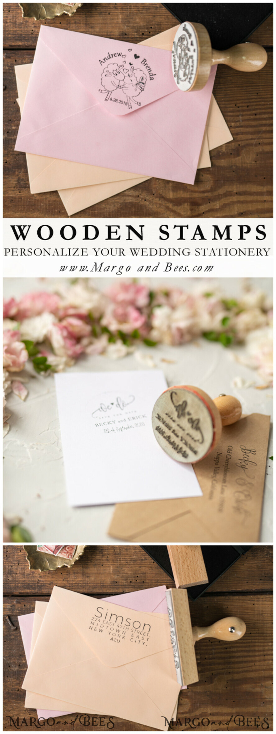 custom stamp, wooden stamp