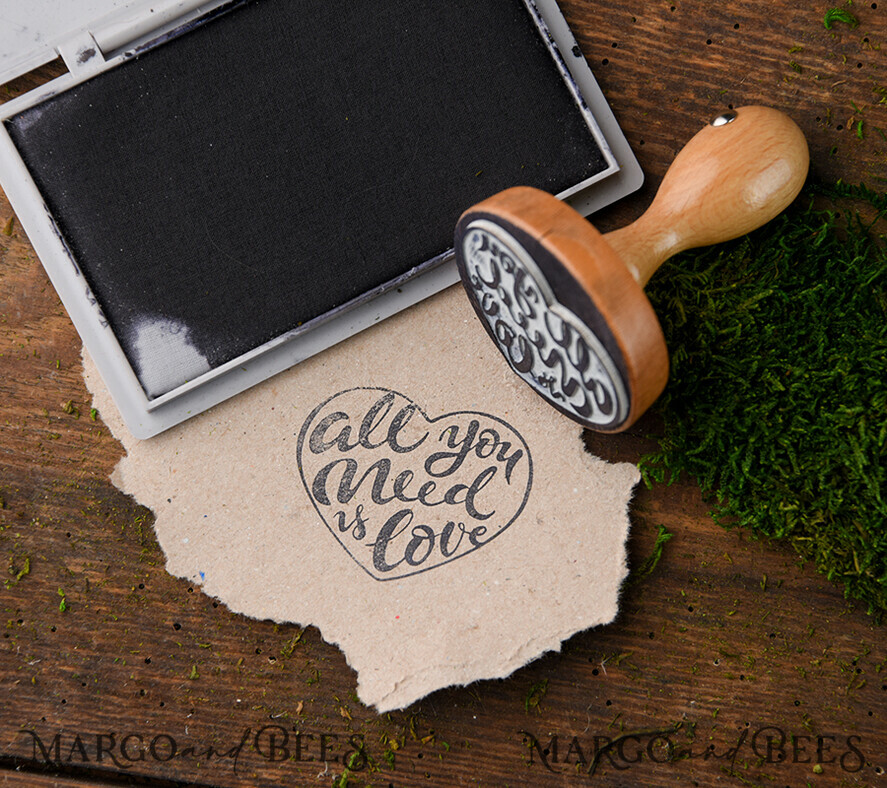 custom stamp, wedding stamp