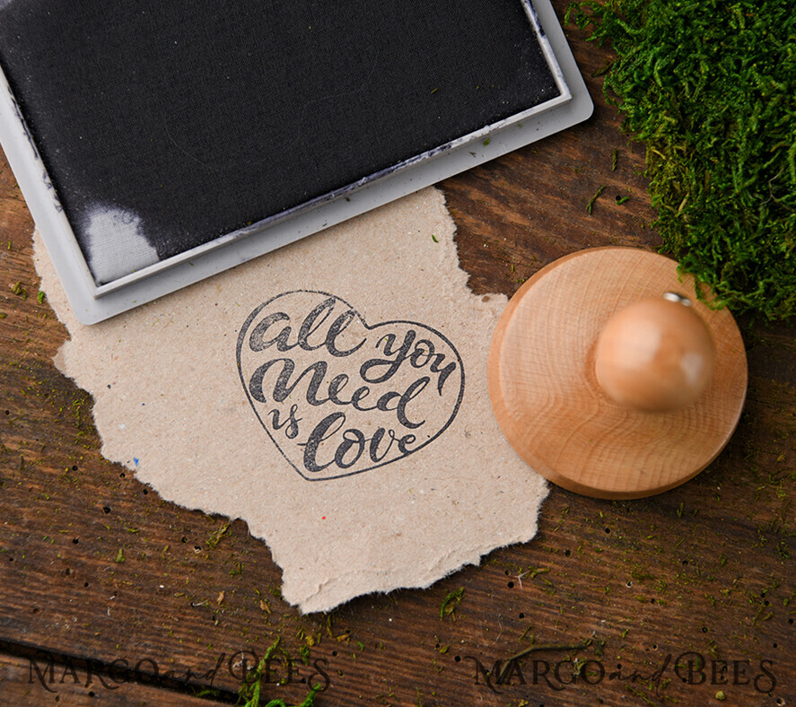 custom stamp, wedding stamp